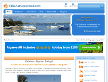 Tablet Screenshot of cabanasuncovered.com
